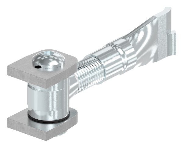 Torband M22 verstellbar zum einmauern Stahl (roh) S235JR