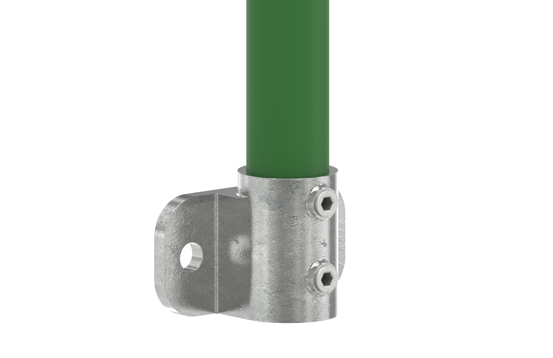 Rohrverbinder - Wandhalter massiv - 246B34 - 33-7 mm - 1- - Feuerverzinkt u. Elektrogalvanisiert-246B34