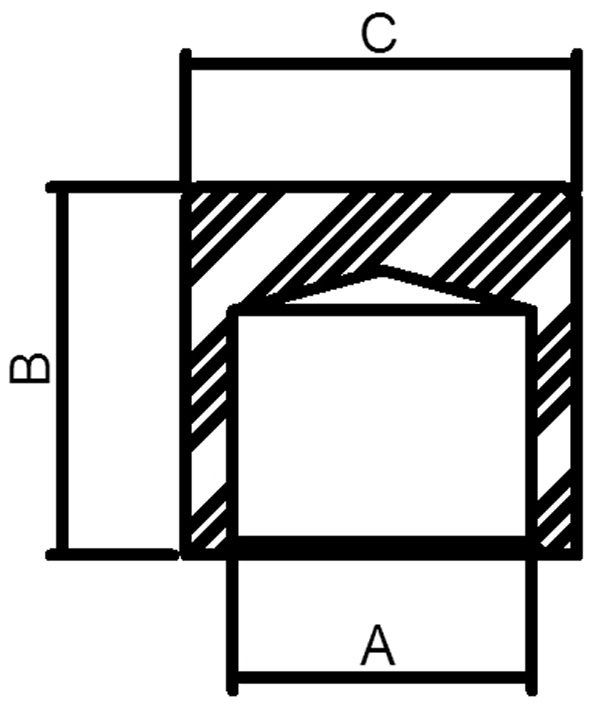 Endkappe für Rundmaterial Ø 12 mm flach zum Kleben V2A