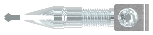Torband M24 verstellbar zum einmauern Stahl (roh) S235JR