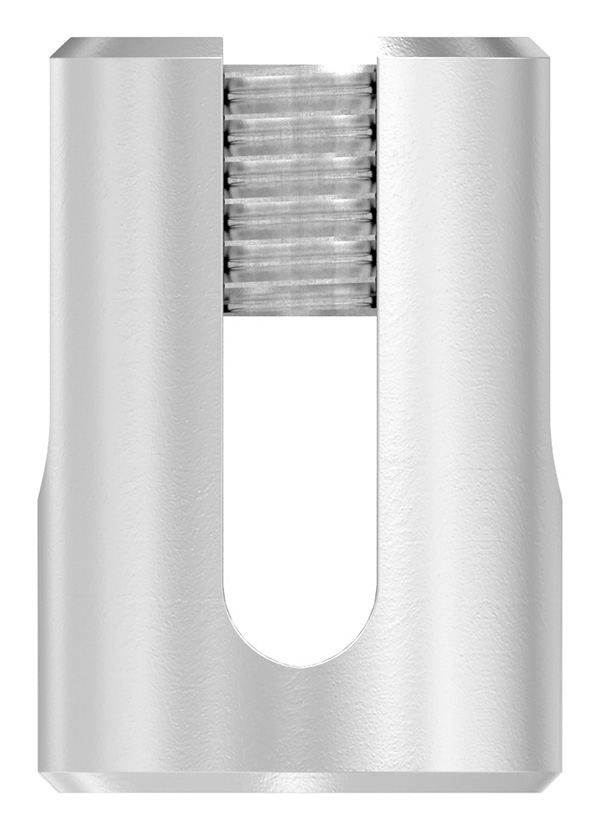 Kreuzklemme Edelstahl V4A fuer Seil Ø 8 mm-88.11100071008