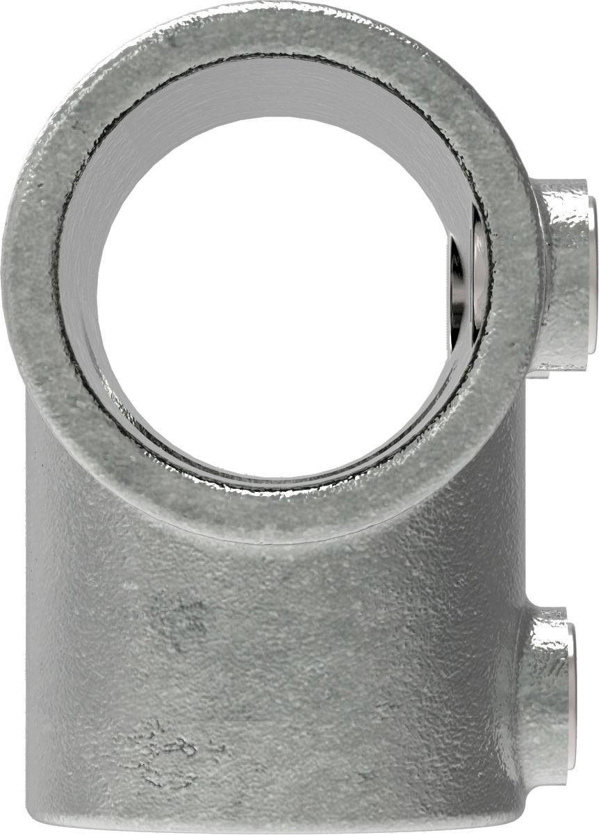 Rohrverbinder T-Stueck lang verstellbar 0-11° Ø 48-3 mm -1 1-2- - Temperguss verzinkt - 155D48-155D48
