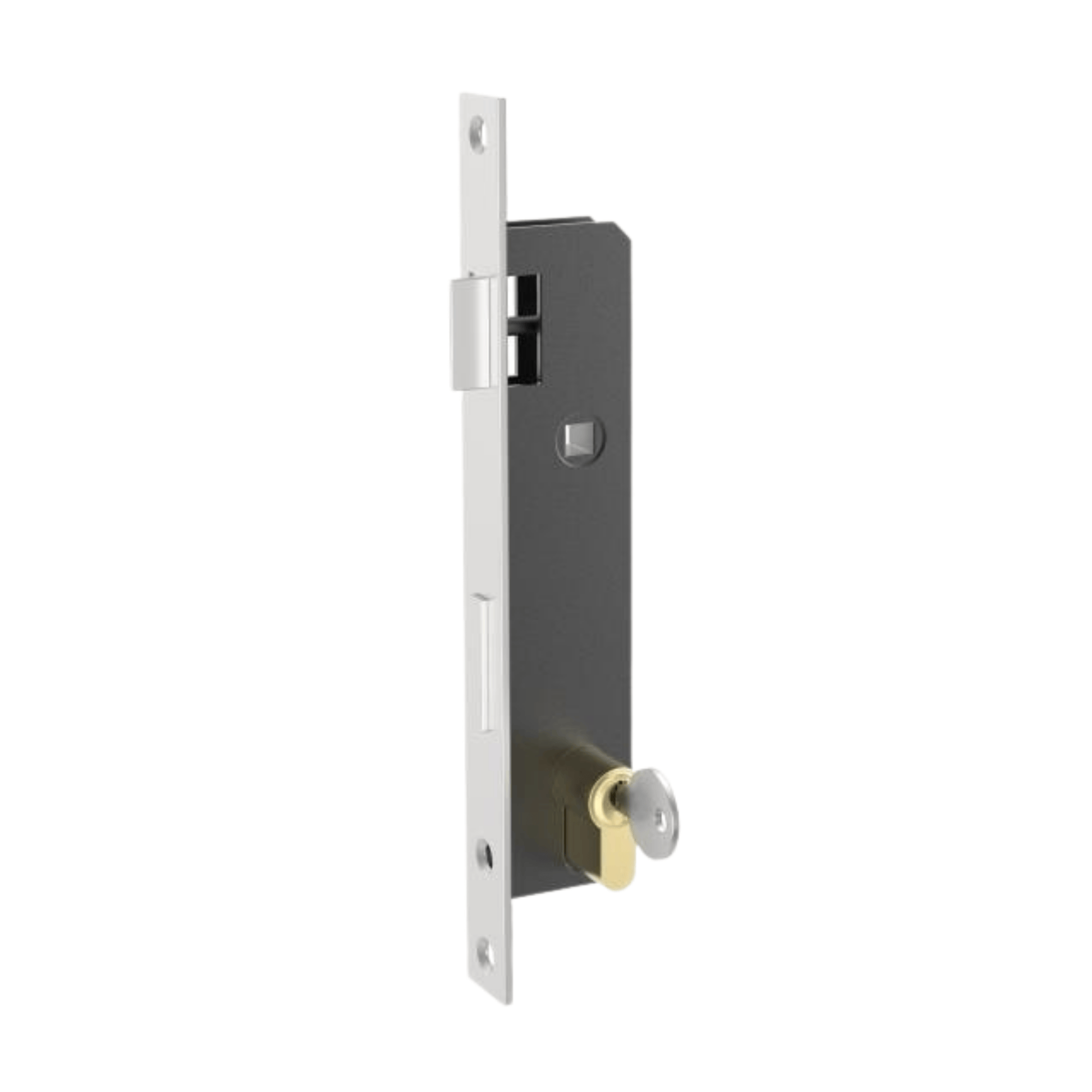 Einsteckschloss Stahl verzinkt fuer JPL Profil 40x40 mm Entfernung 85 mm-89-11B13020X85-A.4
