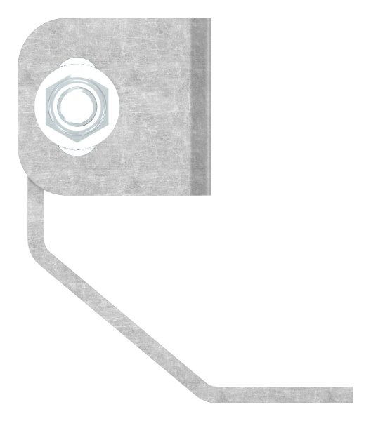 Torband verstellbar zum Anschweißen (groß) Stahl (roh) S235JR