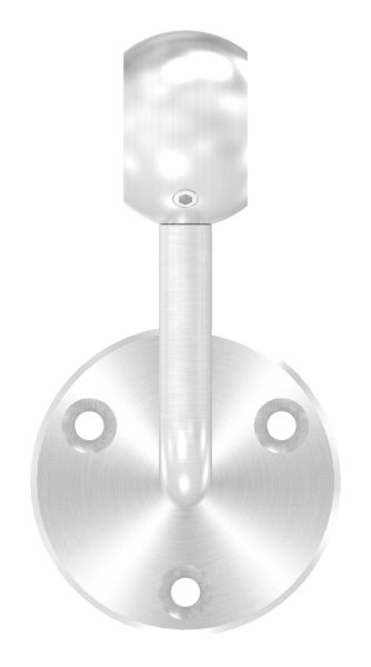 Handlaufhalter mit Kugelring für Rundrohr Ø 33,7 mm V2A
