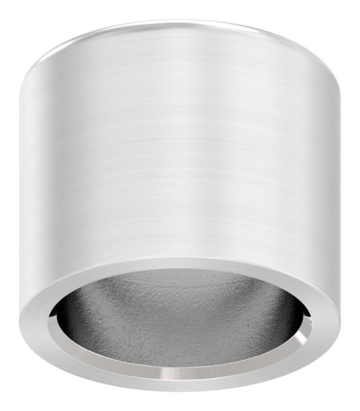 Endkappe V2A leicht gewölbt für Rundmaterial 12 mm