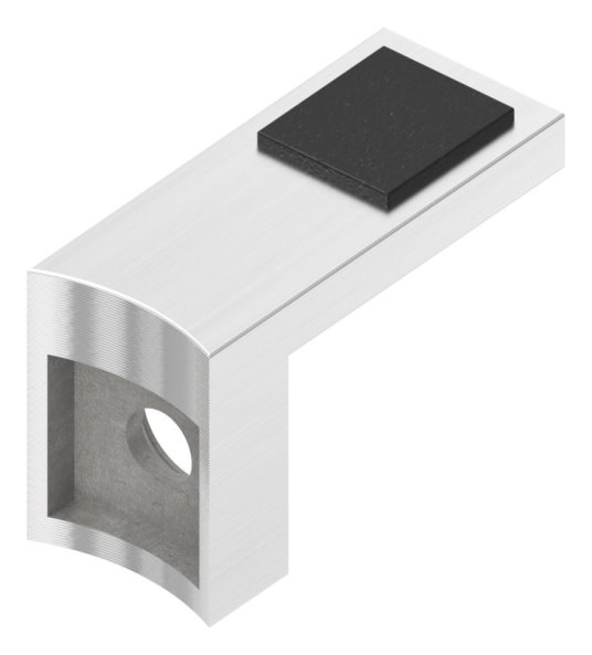 Plattenhalter | Halteplatte | Scheibensicherung für Glas Ø 42,4 mm V4A
