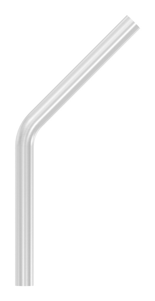 Bogen 45° | zum Schweißen | aus Rundrohr: Ø 26,9x2,0 mm | V2A