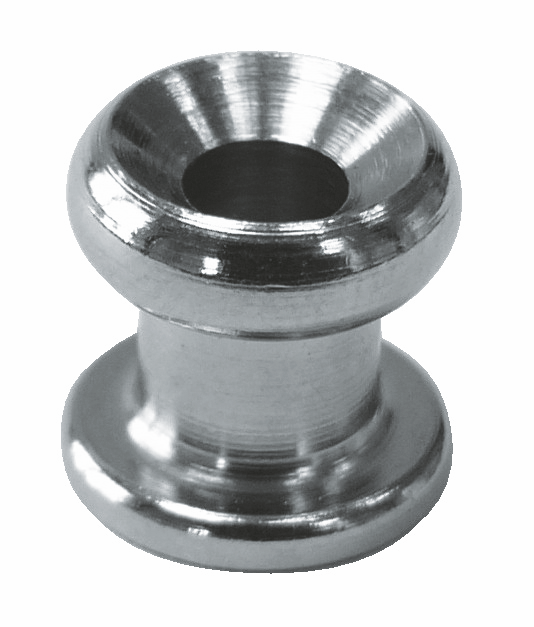 Gummiseilhalter - Persenning Knopf 11 x 10 mm- fuer Seil max-5 mm V4A- VPE 50 Stueck-66-64-411-814210411.10