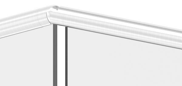 Verbinder flexibel - abwaerts 25-55° - fuer Nutrohr Ø 42-4 mm - V2A-12-2309.4