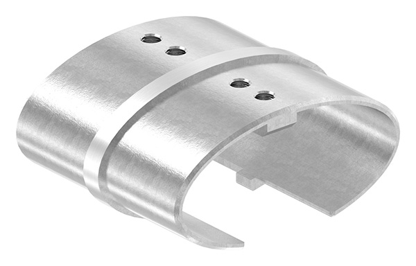 Verbinder | für Oval-Nutrohr: 80x40x1,5 mm | V2A