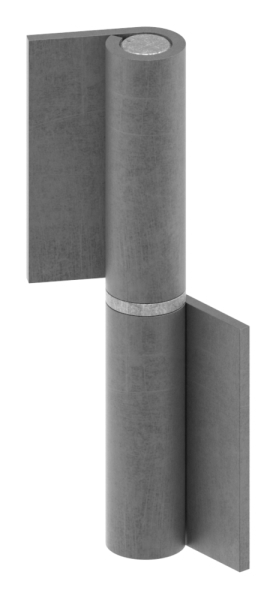Anschweissband Stahl 2-teilig loser Zapfen Tragkraft 100 kg-88-11431.80