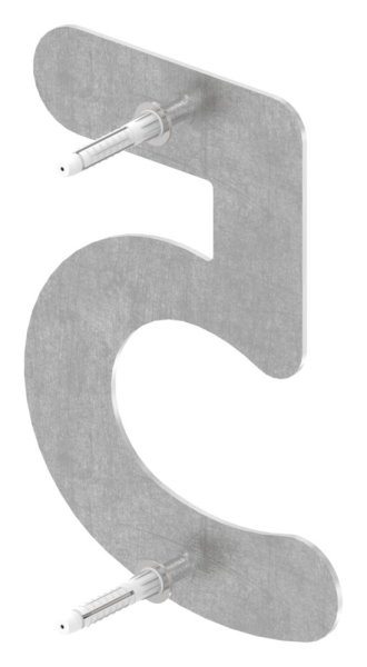 Hausnummer 5 | klein | Maße: 110 mm x 150 mm | V2A