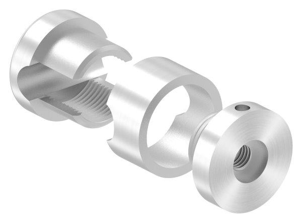 BRENK-fix® Grundhalter für Stäbe Ø 10mm, ALU