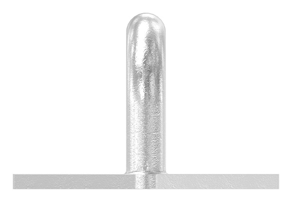 Befestigungsoese Edelstahl V4A Rundeisen Ø 6 mm quadratische Platte 4 Bohrungen-88.11100075006