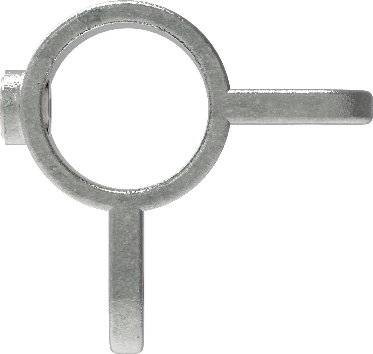 Rohrverbinder - Gelenkstueck doppelt 90° Halterung - 168MA27 - 26-9 mm - 3-4- - Feuerverzinkt u. Elektrogalvanisiert-168MA27