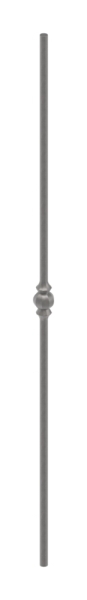 Zwischenstab | Länge: 900 mm | Material: 14 mm | rund, gehämmert | Stahl S235JR, roh