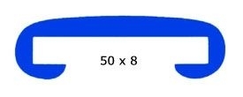 50x8 mm (F508)