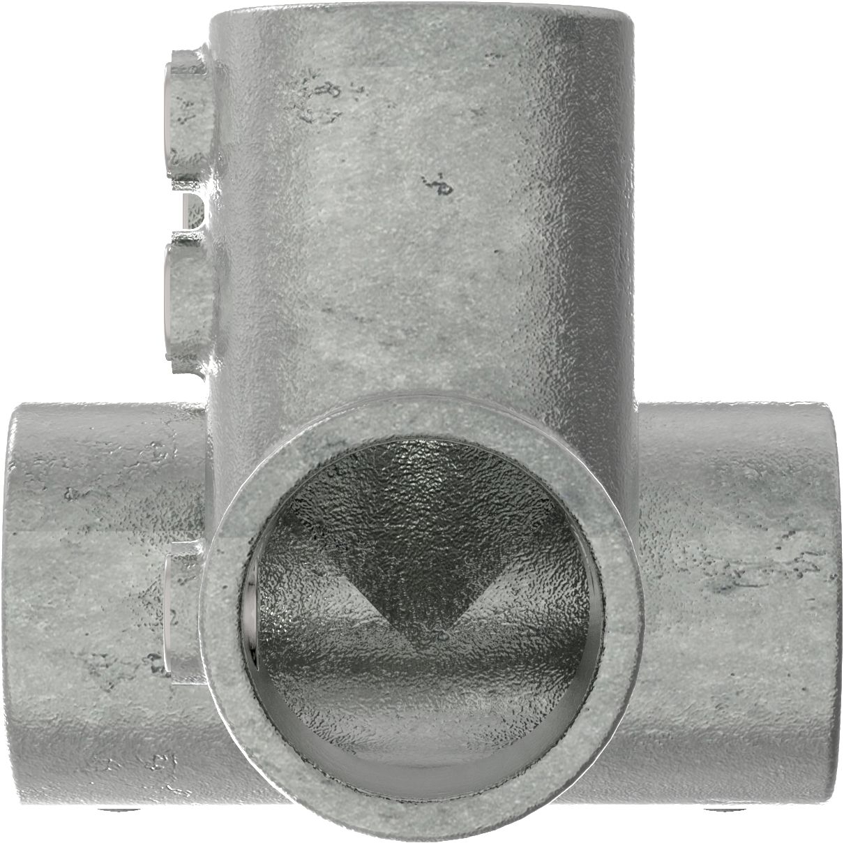 Rohrverbinder Traufenstueck 27-5° Ø 42-4 mm -1 1-4- - Temperguss verzinkt - 185C42-185C42