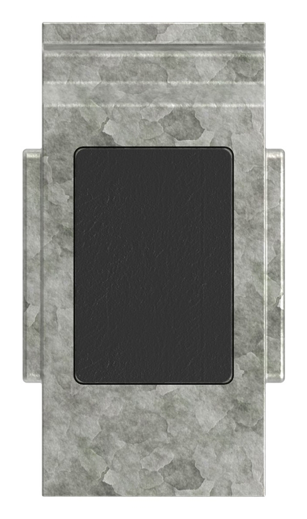 1 Sicherungsboden zu Glasklemme 60x70x45 mm AbZ Zink