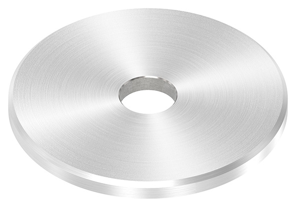 Ankerplatte V2A Ø 60x4 mm Bohrung Ø 12-2 mm Rundschliff Fase-88-1153710-240-60.12