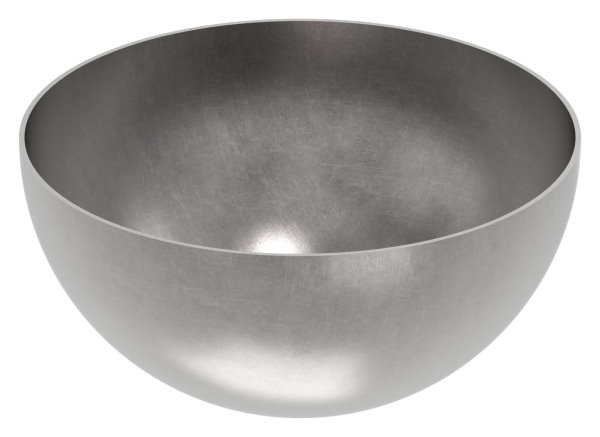 Halbhohlkugel Ø 200 mm | glatt | Stahl S235JR, roh