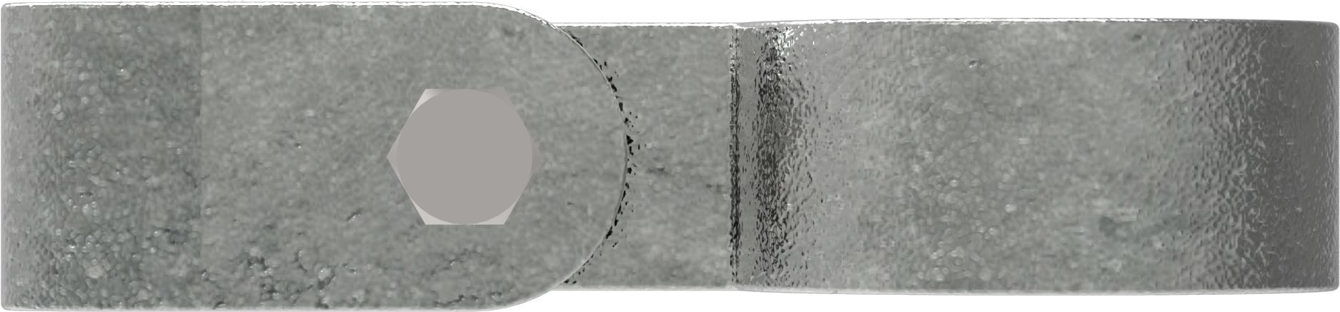 Rohrverbinder Gitterhalter einfach Ø 33-7 mm -1- - Temperguss verzinkt - 170B34-170B34