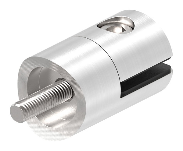 Blechhalter Ø 25 mm V2A fuer Anschluss Ø 60-3 mm-12-2104.4