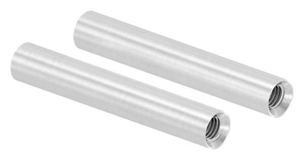 Stift | Maße: 75x12 mm | mit 2 Innengewinde: M8x15 mm | V2A
