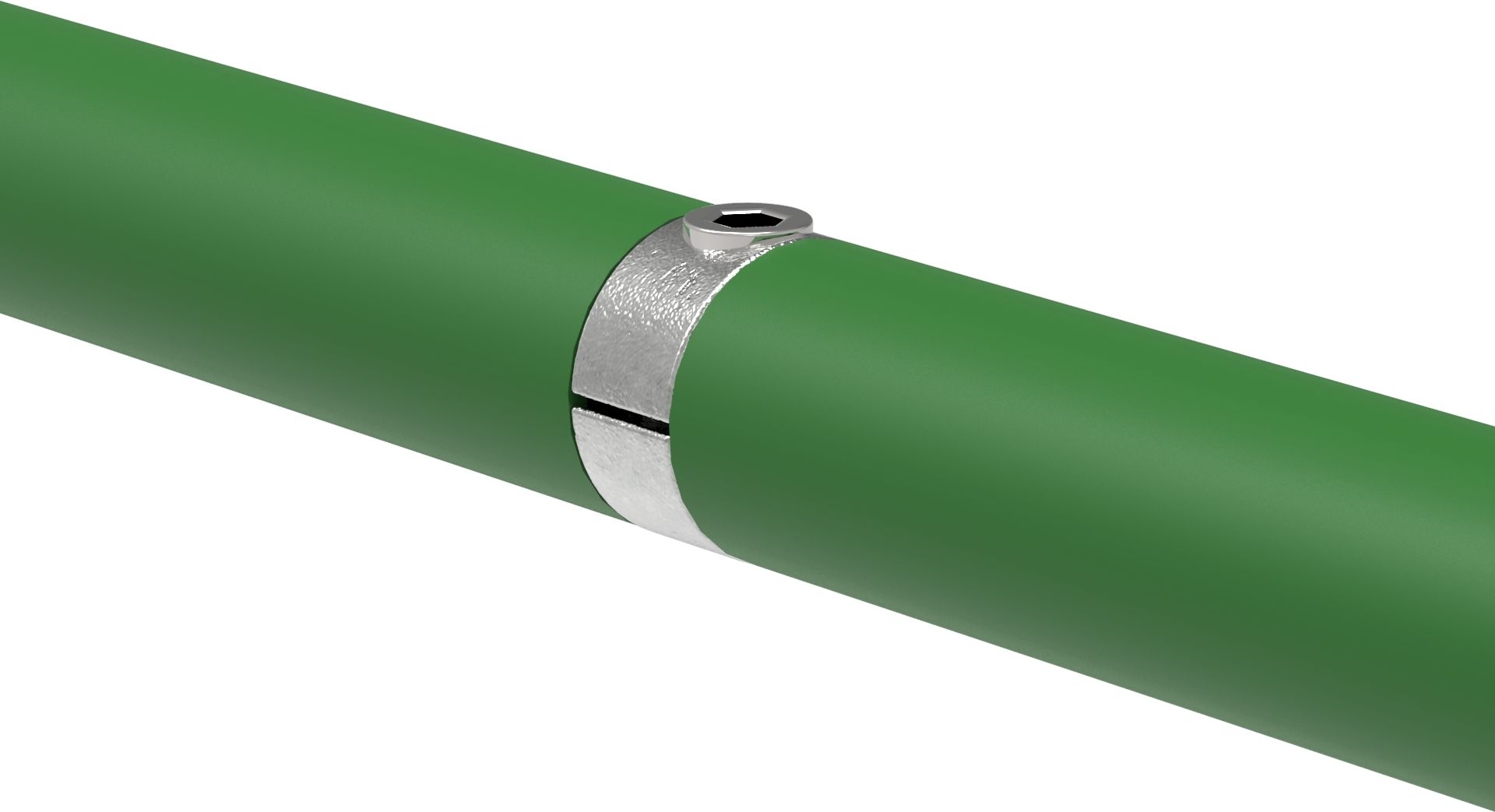 Rohrverbinder Verbindungsstueck innen Ø 33-7 mm -1- - Temperguss verzinkt - 150B34-150B34