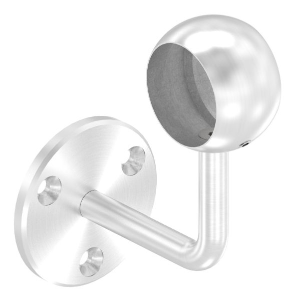 Handlaufhalter mit Kugelring für Rundrohr Ø 42,4 mm V2A