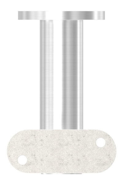 Handlaufhalter V2A Wandabstand 80 mm Ronde Ø 50 mm Gelenk flach-11-2066.4