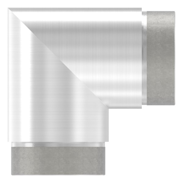 Eckbogen 90°, für Rundrohr Ø 60,3x2,0 mm V2A