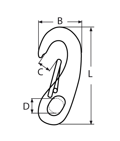 Karabinerhaken -Surf-Snap- Breite- 24 – 46 mm V4A- Verkauf in VPE-66-64-411.8251
