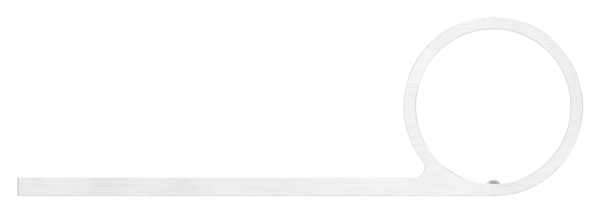 Handlaufstütze, für Rohr 48,3mm, V2A