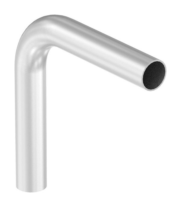 Bogen 90° zum Schweissen aus Rundrohr- Ø 48-3x2-6 mm V2A-11-3775.4