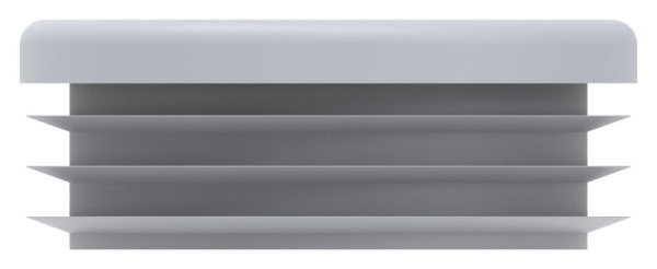 Einsteckkappe Kunststoff fuer Rundrohr Ø 48-3 mm- Wandstaerke 1-0–2-0 mm- grau-88-11177-48.G