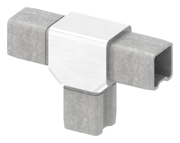 T-Verbinder V4A fuer Quadratrohr 25x25x2 mm zum Stecken-88.1110132525