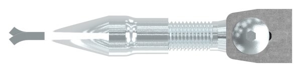 Torband M18 verstellbar zum einmauern Stahl -roh- S235JR-30-3519.8