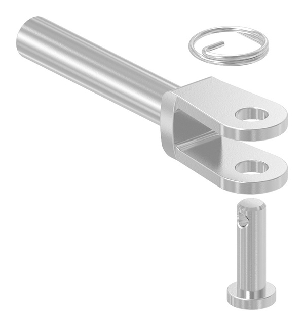 Gabelterminal Edelstahl V4A Innengewinde M5 Linksgewinde-88.11100057005