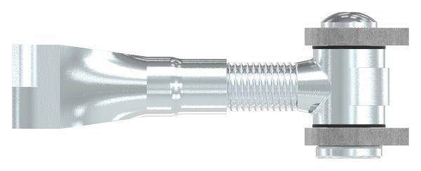 Torband M22 verstellbar zum einmauern Stahl (roh) S235JR