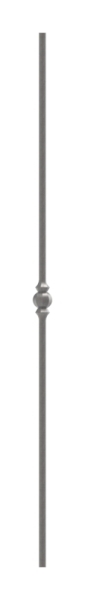 Zwischenstab | Länge: 900 mm | Material: 14 mm | rund, gehämmert | Stahl S235JR, roh