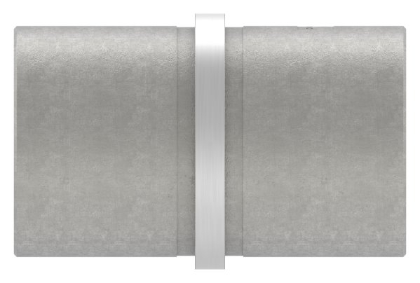 Rohrverbinder V2A Ø 42-4x2-0 mm L 65 mm mit Mittelsteg-11-3371.4