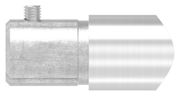 Winkelverbinder V2A fuer Rohr Ø 33-7 mm auf Ø 42-4 mm mit Klemmschraube-11-3386.4