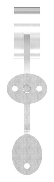 Fußlauf- / Handlaufstütze, für Rohr 42,4mm, V2A