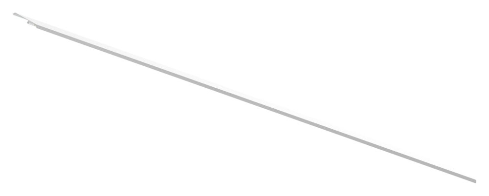 Abdeckung Aluminium L = 1605 mm fuer Vordachsystem eleganza canopy eloxiert E4-EV1-88-11VDE-AB-1600.ALU