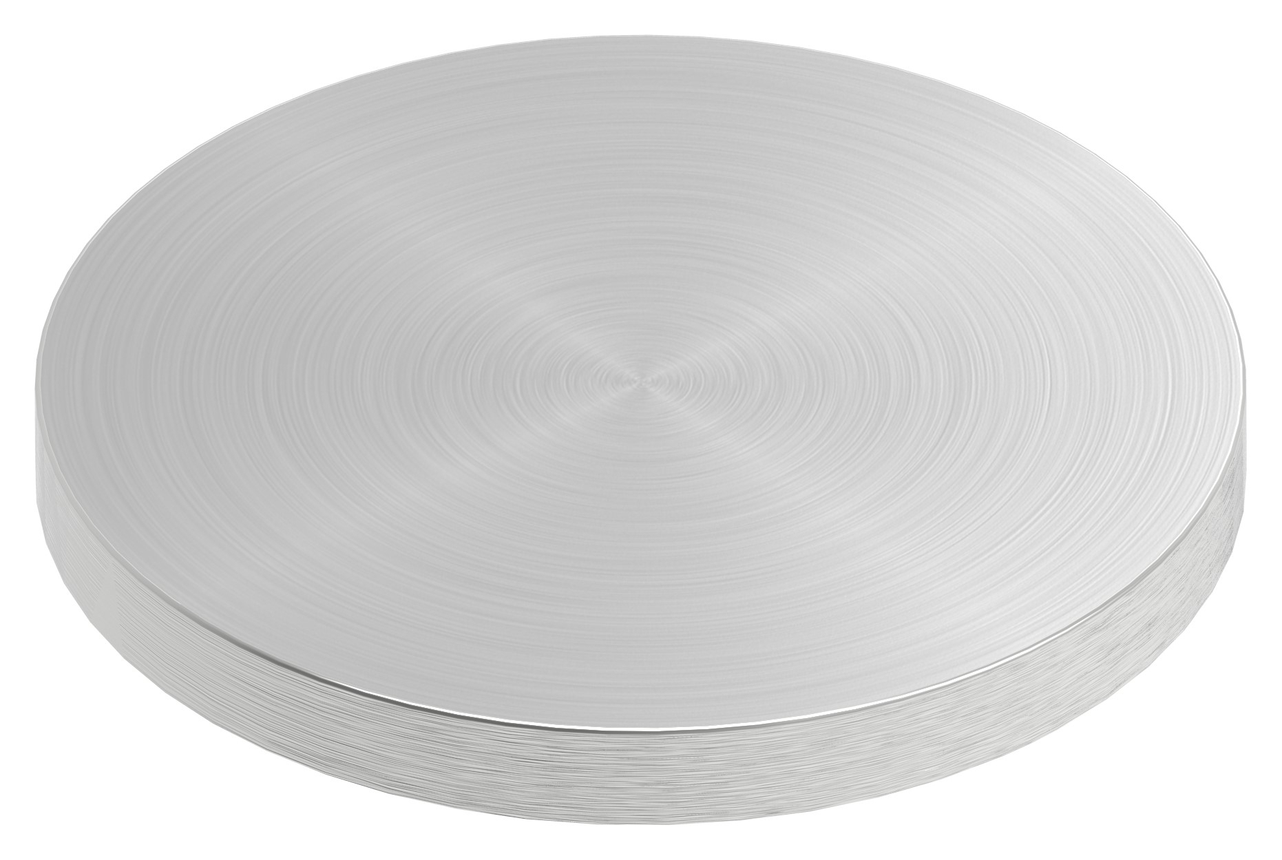 Ronde | Maße: Ø 70x6 mm | mit Rundschliff | V2A