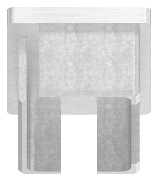 Einsteckkappe Edelstahl V2A fuer Rohr 60x40x2-0 mm mit M8 Gewinde-88-11100036040-M8.V2A