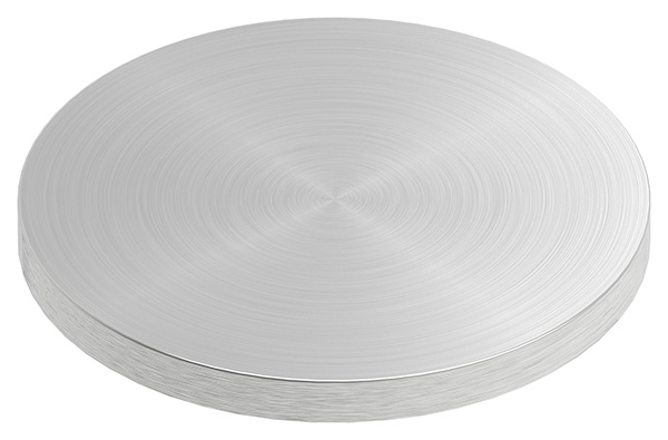 Ronde | Maße: Ø 50x4 mm | | V2A mit Rundschliff