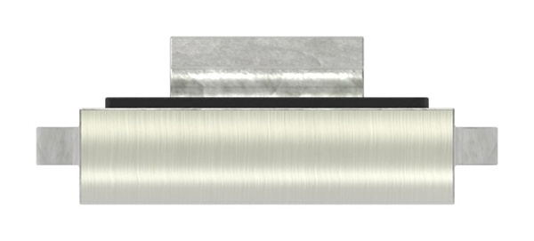 1 Sicherungsboden zu Glasklemme 55x65x37-5 mm AbZ Edelstahleffekt-10-3220ABZ.2